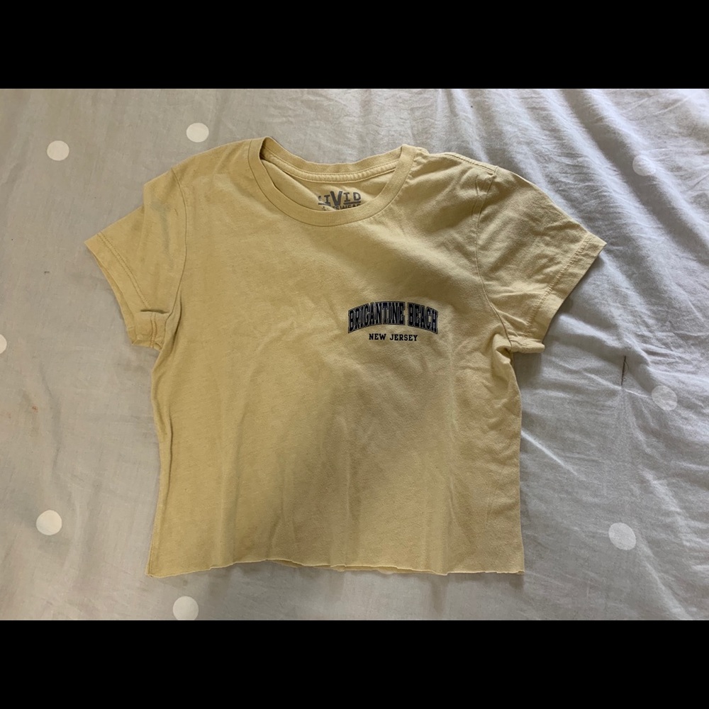 Vintage brigantine beach crop top
